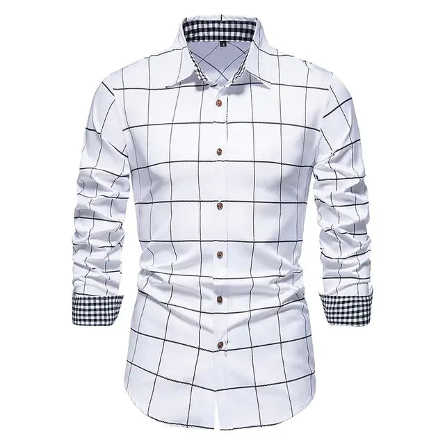 Patchwork Formal Shirts for Men