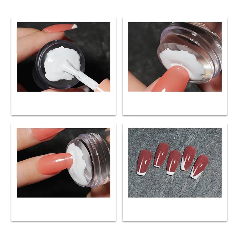 Transparent Nail Stamper with Scraper