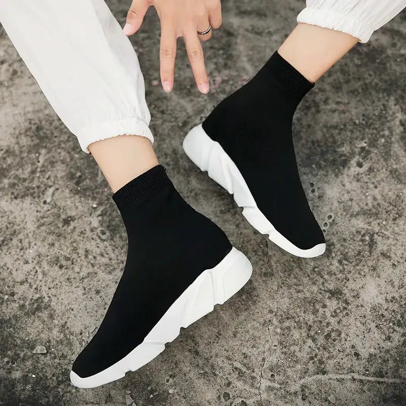 High Sock Trainers Casual Shoes Lightweight Sneakers